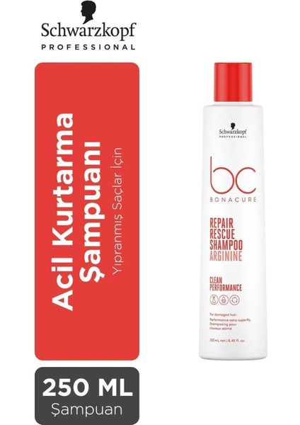 Bc Clean Acil Kurtarma Şampuanı 250 ml