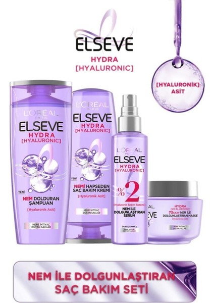 Saç Bakım Seti - Şampuan - Saç Bakım Kremi - Serum - Maske