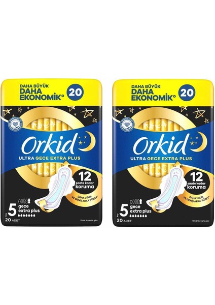 Ultra Gece Ekstra Plus 20 Adet Hijyenik Ped 2 Adet fiyatları