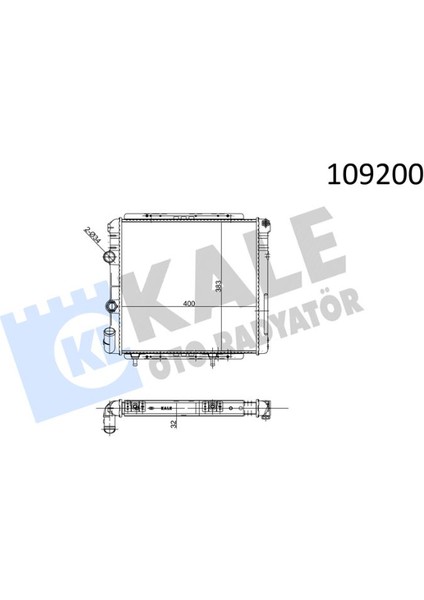 Motor Radyator R9 1,4 Inj, (2 Sıra Al+Pl Sıstem) fiyatları