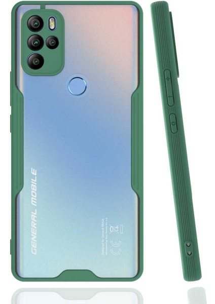 General Mobile 21 Pro Kılıf Zore Parfe Kapak-Koyu YEŞIL-8680436073209-OTNV59808