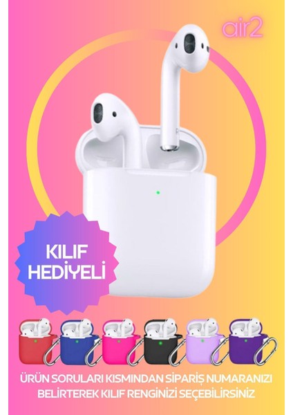 2. Nesil Bluetooth Kulaklık - Kulaküstü Kullanım İçin Silikon Kılıf Hediyeli Özellikler