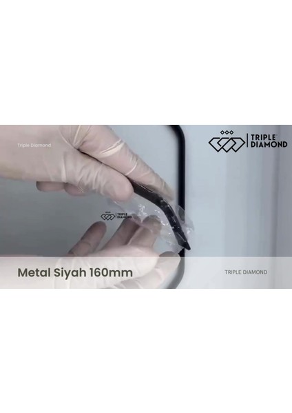 160 mm Metal Mat Siyah Çekmece Kulpları Mutfak Dolap Mobilya Kulpu 1 Adet ( 16 cm ) = 160 mm fiyatları