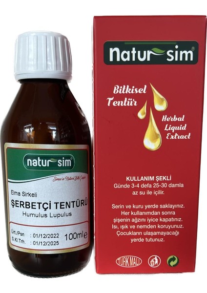 Şerbetçi Tentürü/ekstrak 100ML