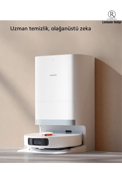 Robot Süpürge - 6000 Pa Emiş Gücü, Akıllı Navigasyon ve Otomatik Çöp Boşaltma ile Derin Temizlik