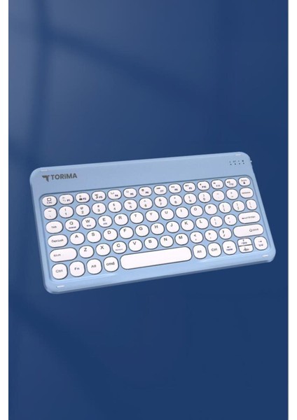 Tmk-08 Mavi Kablosuz Bluetooth Klavye Mouse Seti