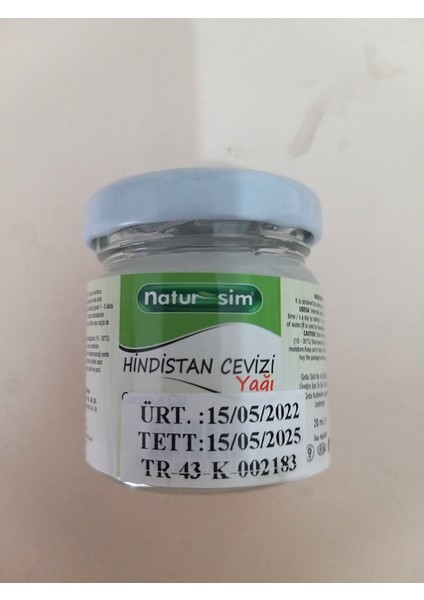 Hindistan Cevizi Yağı 40ml