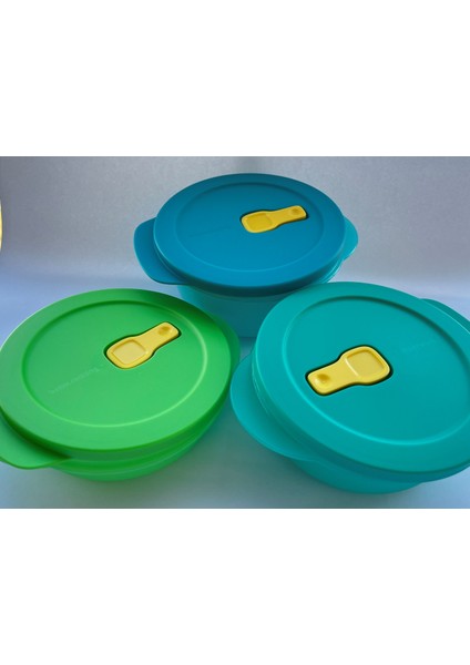 Mikrodalga Isıtma ve Saklama Kapları 3 Lü Set