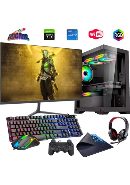 I7 13700F 16GB Ddr4 1tb M2 8gb RTX3050 24" Monitörlü (Gaming Set)