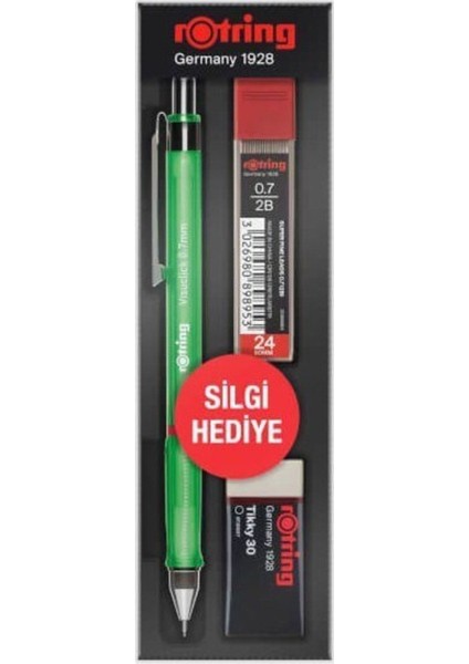 Visuclick Versatil Kalem Okul Seti Yeşil 0.7 mm RO-VK07 modelleri