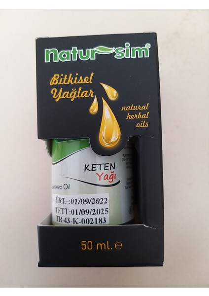 Keten Tohumu Yağı 50ml
