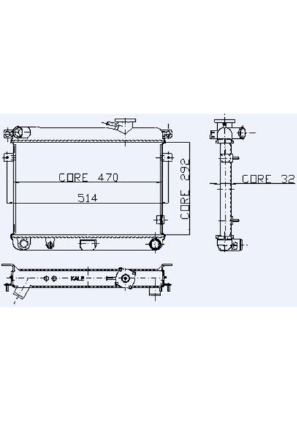 Motor Radyator M131 Ym (2 Sıra Al+Pl)