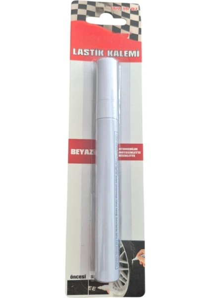 Lastik Kalemi Lastikteki Yazıları Beyaz Renklendirme Beyaz Lastik Kalemi