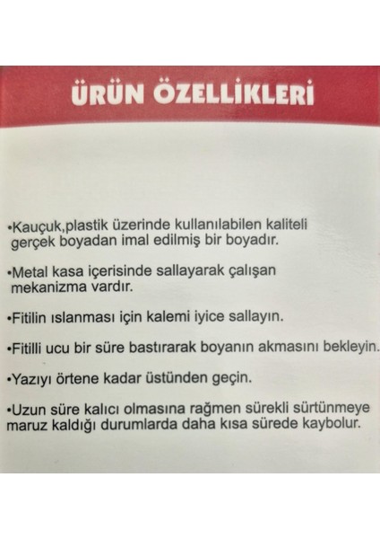 Lastik Kalemi Lastikteki Yazıları Beyaz Renklendirme Beyaz Lastik Kalemi modelleri