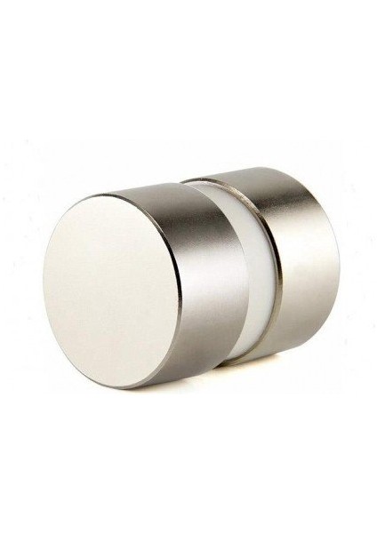 2 Adet 20X10 Yuvarlak Süper Güçlü Neodyum Mıknatıs 20MM x Kalınlık 10MM