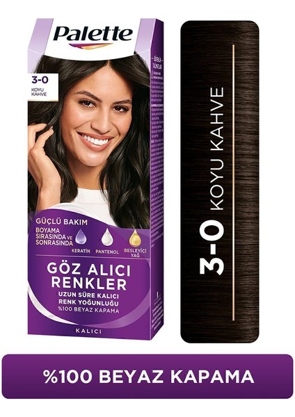 Göz Alıcı Renkler 3 0 Koyu Kahve Saç Boyası