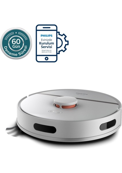 Vp 3000 Serisi Islak Kuru Moplu Beyaz Robot SÜPÜRGE,4000 Pa , 0,35 Litre , 14,76 V , Beyaz