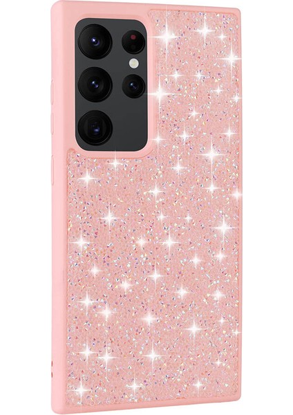 Galaxy S24 Ultra Kılıf Parlak Taşlı Tasarım Zore Pırlanta KAPAK-PEMBE-8680436754474-OTNV99715