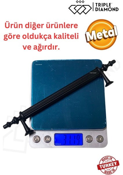 128 mm Metal Mat Siyah Çekmece Kulpları Mutfak Dolap Mobilya Kulpu 1 Adet ( 12.8 cm ) = 128 mm fiyatları