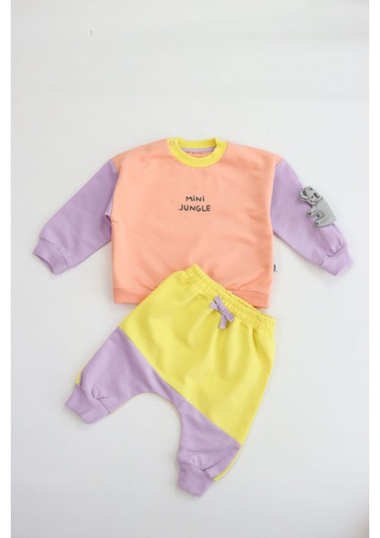 Kız Bebek&çocuk Iki Iplik Kumaş Orta Kalınlıkta Nakışlı Örme Basic Eşofman Takımı fiyatları
