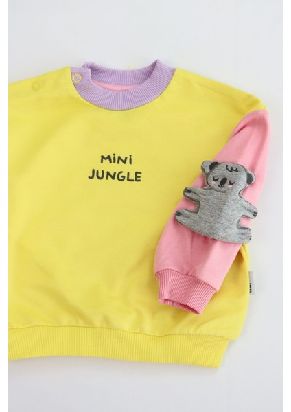 Kız Bebek&çocuk Iki Iplik Kumaş Orta Kalınlıkta Nakışlı Örme Basic Eşofman Takımı modelleri