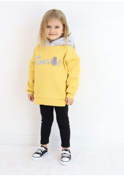 Kız Çocuk Kumaş Orta Kalınlıkta Caretta Nakış Örme Basic Taytlı Alt Üst Takımı indirimleri