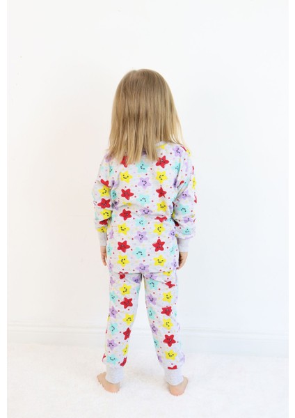Kız Çocuk Baskılı Ince Basic Pijama Takımı modelleri