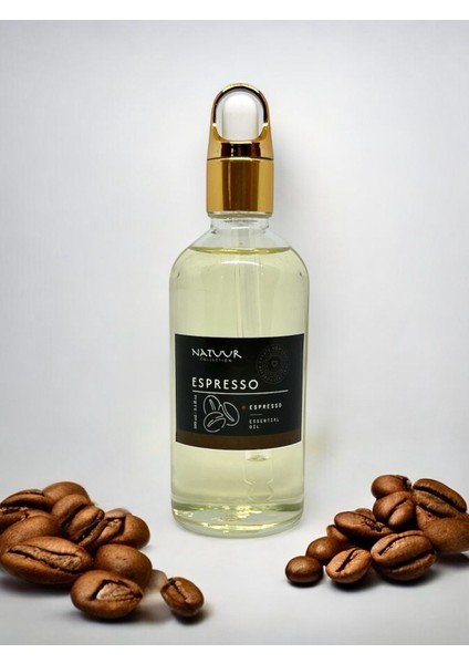 Espresso Kahve Esans Buhurdanlık Difüzör Parfüm Esansı Doğal Uçucu Yağ 100 ml