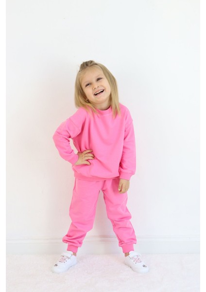 Kız Çocuk Iki Iplik Basic Eşofman Takımı modelleri