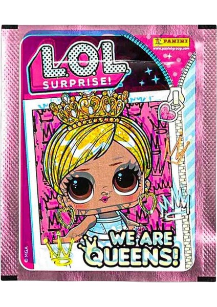 Panini L.o.l Lol Surprise Koleksiyon 25 Paket (125 Stickers) Çıkartma
