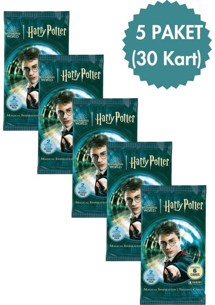 Panini Harry Potter Magical Inspiration Trading Cards 6lı x 5 Paket