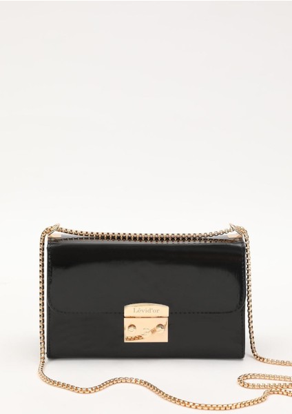 Levidor 930182 Çanta Siyah Rugan Kadın Omuz Çantası indirimleri