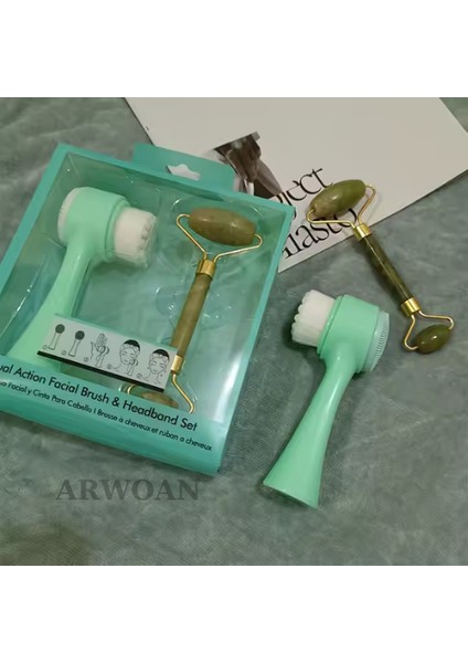 Çift Etkili Yüz Temizleme Fırçası ve Saç Bandı Seti fırsatları