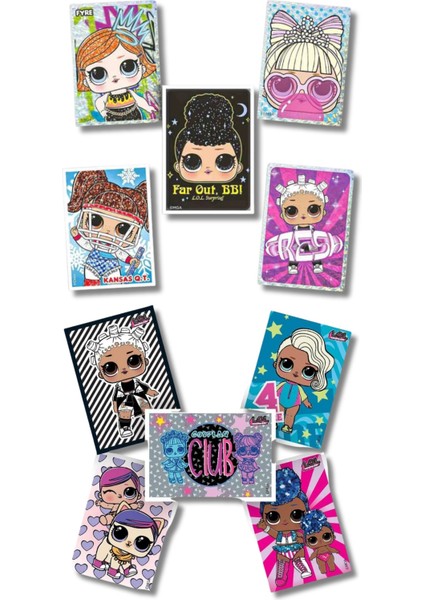 Panini L.o.l Lol Surprise Mega Başlangıç Paketi Album + 2 Paket (10 Stickers) Çıkartma