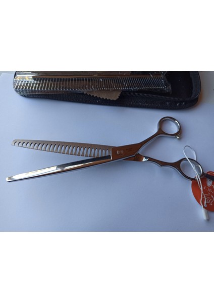 Pet Bakım Makasları Fenice Profesyonel 8.0 Inç Pet Bakım Makas Japonya 440C Inceltme Makasları Için Köpekler/kedi Güzellik Uzmanı BB-80T modelleri