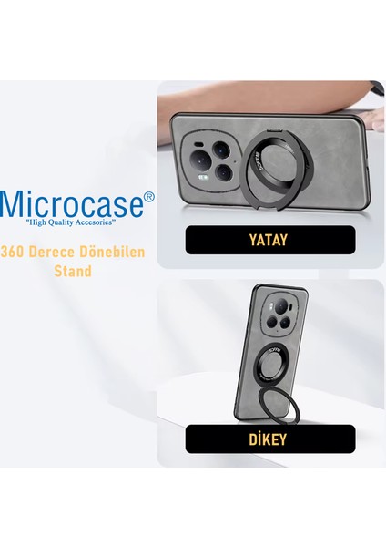 Honor Magic 6 Pro Magsafe Uyumlu Deri Kaplama Standlı Kılıf AL4969 fiyatları