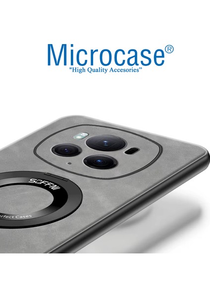 Honor Magic 6 Pro Magsafe Uyumlu Deri Kaplama Standlı Kılıf AL4969 fırsatları