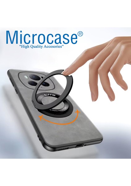 Honor Magic 6 Pro Magsafe Uyumlu Deri Kaplama Standlı Kılıf AL4969 indirimleri