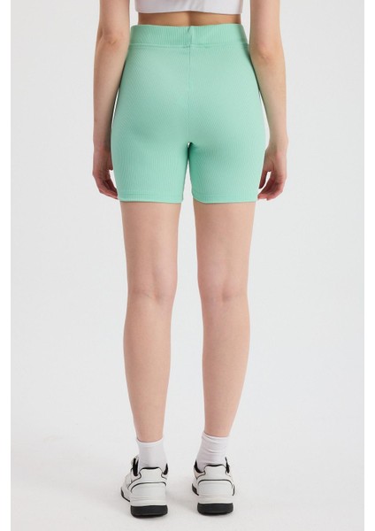 2190 Fitilli Kısa Tayt Su Yeşili indirimleri