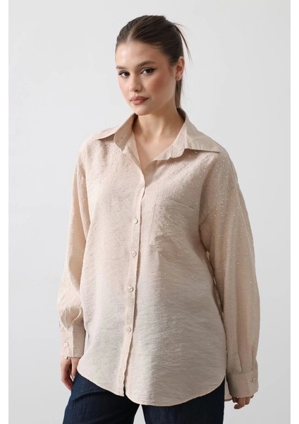 Taş Detaylı Gömlek - Taş modelleri