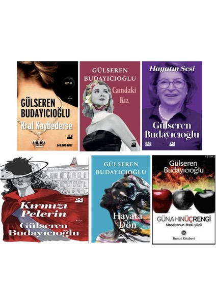 Kral Kaybederse_camdaki Kiz_hayatin Sesi_kirmizi Pelerin_hayata Don_gunahin Uc Rengi=6set