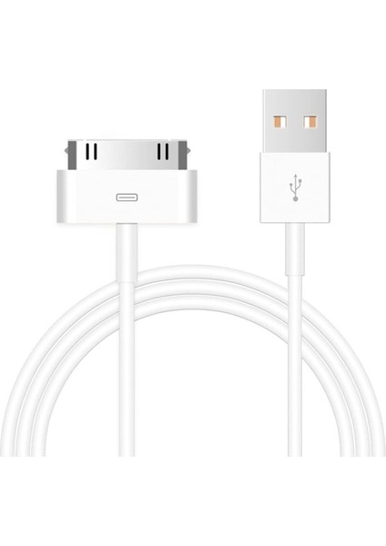 Ipad 2.3.4. Nesil Iph 1 2 3 4 4s Şarj Kablosu 30 Pin Kablo