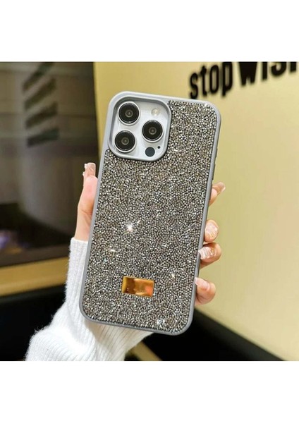 Iphone 15 Pro Max Uyumlu Lux Premium Taşlı Kılıf fiyatları