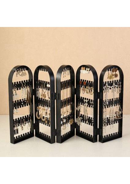 Çok Yönlü Akrilik Küpe Saklama Düzenleyici Kolye Takı Sergileme Kutusu (Yurt Dışından)