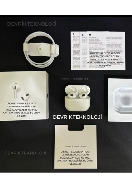 Airpods Pro 3 3. Nesil Anc Bluetooth Kablosuz Kulaklık Anc Modlu Tüm Özellikleri Aktif Ios/android