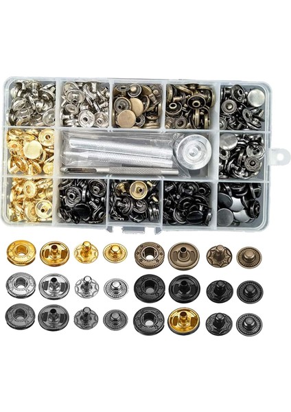 Çıtçıt Aletleri, Metal Çıtçıt Düğmesi, Çift, Pirinç Perçinler Ir Malzeme (Yurt Dışından)