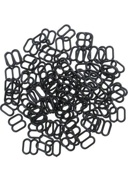 2X100 Adet Plastik Sütyen Iç Çamaşırı Kayış Klipsleri Kanca Kaydırıcı Tokası 8mm Siyah 2 Adet (Yurt Dışından) fırsatları
