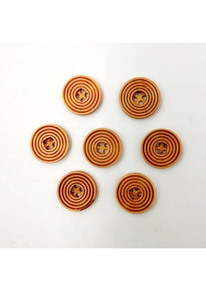 100 Adet Doğal Ahşap Düğmeleri 20MM Dikiş, Süslemeler ve Diğer El Sanatları (Yurt Dışından) modelleri