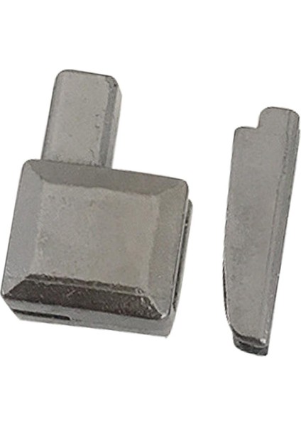 20 Adet # 5 Metal Fermuar Mandalı Kaydırıcı Tutucu Alt Durur Ekleme Pin -, Gri (Yurt Dışından)