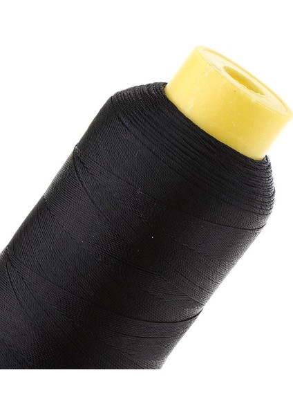 2 Rulo Siyah Beyaz Güçlü Bağlı Naylon Deri Dikiş Ipliği Tuval Çadırı (Yurt Dışından)